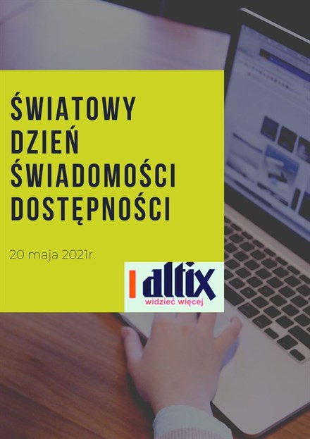 Zdjęcie Przedstawia Laptopa Stojącego Na Biurku Nad Którym Znajduje Się Ręka.