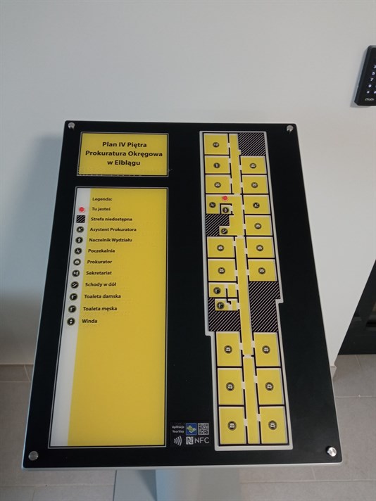 Dotykowy Plan Informacyjny Ze Znacznikami Yourway Plus I NFC (1)