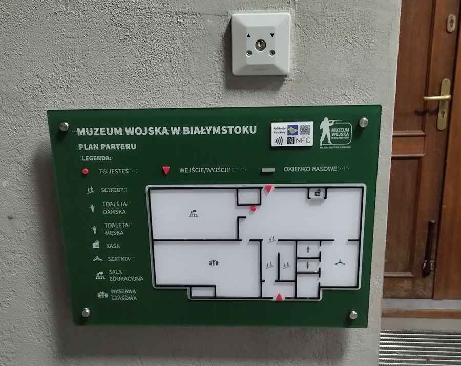 Dotykowy , Informacyjny Plan Parteru