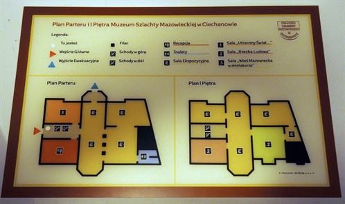 Plan Dotykowy - Muzeum Szlachty Mazowieckiej