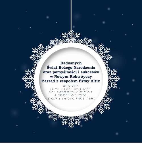 Altix Kartka Świąteczna