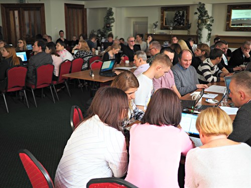 Mrągowo 2017 praca grupowa