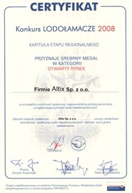 Certyfikat Lodolamacze