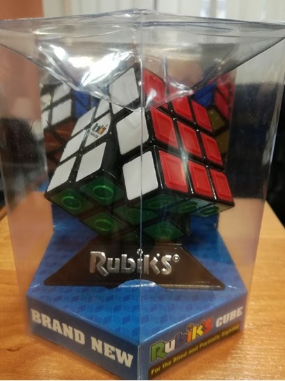 0003141 Rubiks Cube For The Visually Impaired 3X3x3 550