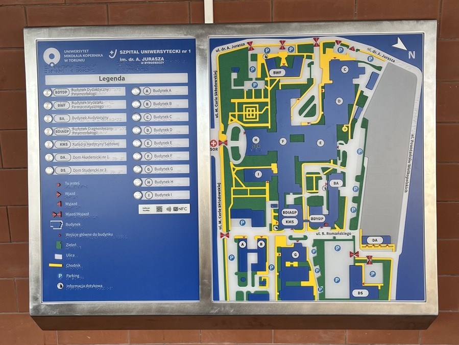 Udźwiękowiony Plan Tyflograficzny